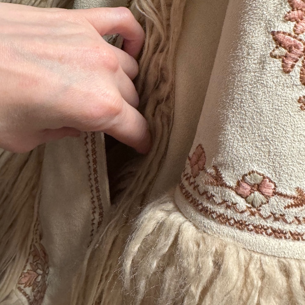 Spell & The Gypsy Collective Joplin Shearling / Penny Lane Jacket S/M - Picture 7 of 13